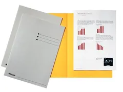 Dossiermap Grijs A4, Karton Van 180 G/m², Pak Van 100 Stuks