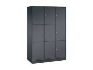 grootvolume-lockersysteem,HxBxD 1950x1220x500mm,3x3vakken,cil.-slot - 2