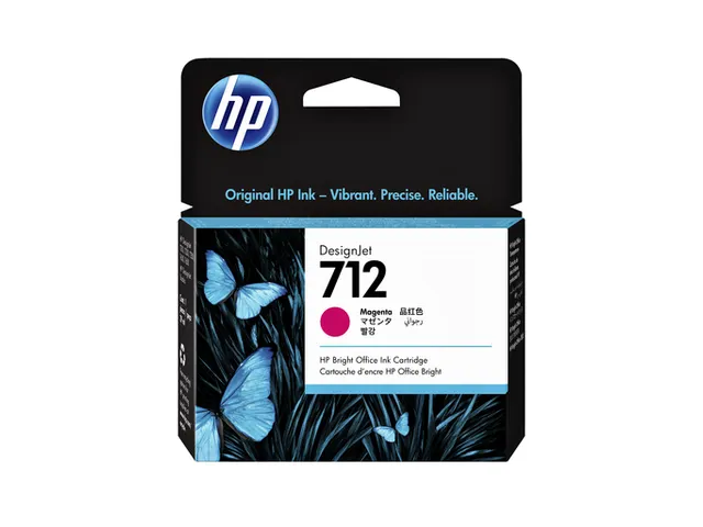 Inktcartridge HP 712 3ED68A rood