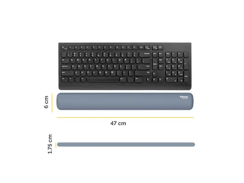 Polssteun Fellowes Breyta blauw 6x47cm