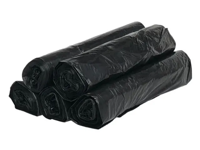 Afvalzakken T15 55x50cm Zwart, 20 x 50 stuks