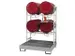 Complete Aanbieding Stapelframes 2X 2X200L Vaste Opvangbak Verzinkt