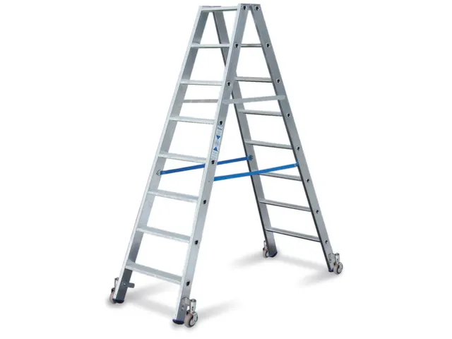 Verrijdbare Boktrap Aluminium L 2 04M 2X8Treden