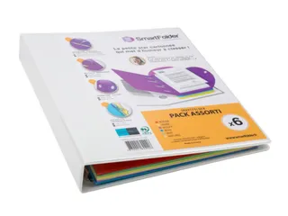 ringmap-set,1ringmap,6mappen,DIN A4,doos,op kleur gesorteerd - 1