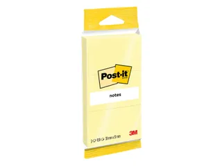 Memoblok Post-it Notes 6810 38x51mm canary yellow 3 stuks - 1