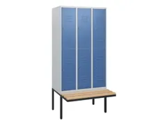 Dubbeldekse dekenkist,HxBxD 1950x900x815mm,3x2vak.,vak B 300mm