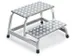 Montagetrap Aluminium H 0 4M 2Treden Incl. Platform Treden Traanplaat