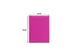 Vouwmap Exacompta Flash A4 80gr fuchsia 100 Stuks