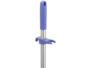 Vikan Hygiene stofblik 33cm met rechtopstaande steel 75cm Paars - 3