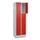 lockerkast,HxBxD 1950x600x500mm,2x3vakken,vak B 300mm,cil.-slot,sokkel