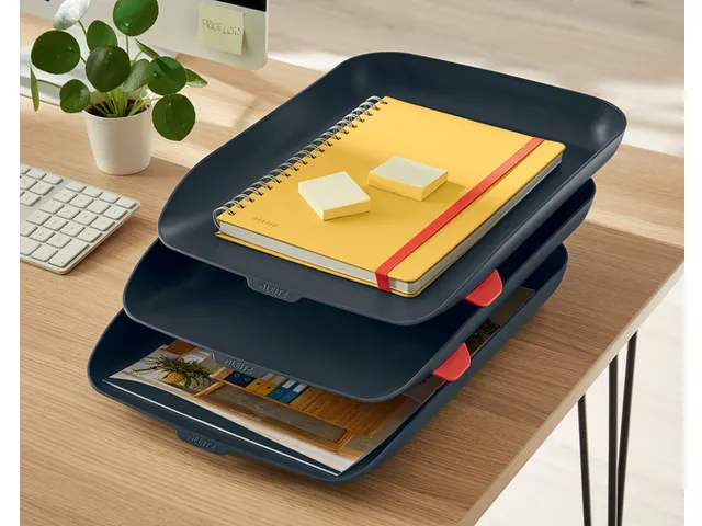 Notitieboek Leitz Cosy B5 lijn spiraal geel