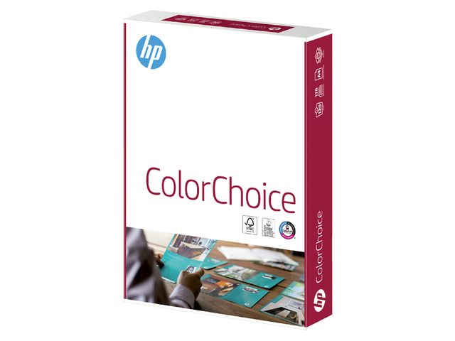 Kleurenlaserpapier HP Color Choice A4 120gr wit 250vel | Papierwaren.nl
