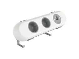 Desktop stekkerdoos Power Polar 2-voudig + USB A en C 25W Wit