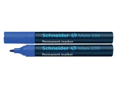 Viltstift Schneider Maxx 230 rond blauw 1-3mm