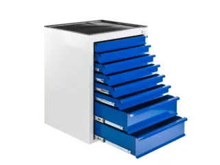 ladekast,HxBxD 900x710x550mm,8lade(n),volledig uittrekbaar - 1