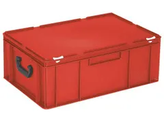 Euronorm Koffer Hxlxb 230x600x400mm 43l 2 Handgrepen Rood