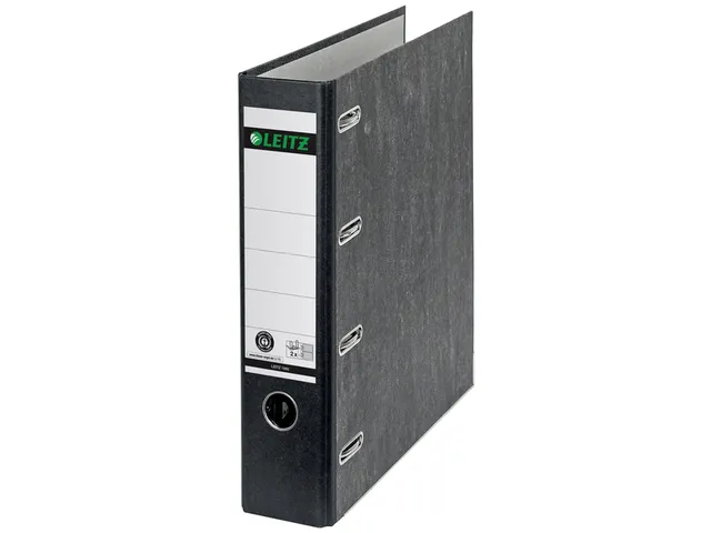 Classeur Leitz 1092 A4 75mm Bancaire 2 Méc. Carton Noir