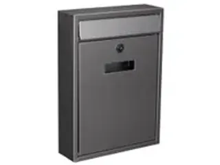 OUTLET Brievenbus Ibiza Inox Grijs met naamplaatje incl. 2 sleutels 36 - 1