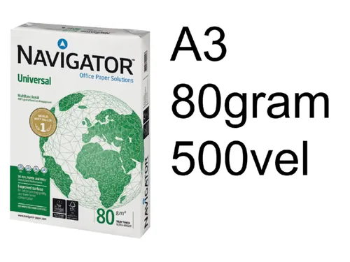 Kopieerpapier Navigator Universal A3 80 Gram Wit 500vel