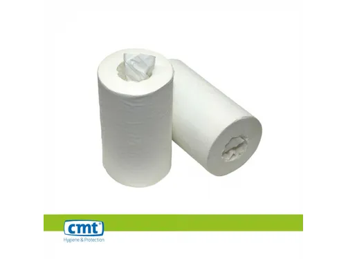 Poetsrol Mini Eco Cel zonder koker 1-laags Wit 12 Rol