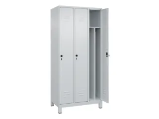 locker voor scheiding van kleding,HxBxD 1950x900x500mm,3vak - 2