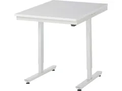 Werkbank elektrisch hoogte verstelbaar 720-1120x750x1000mm wit RAL7035