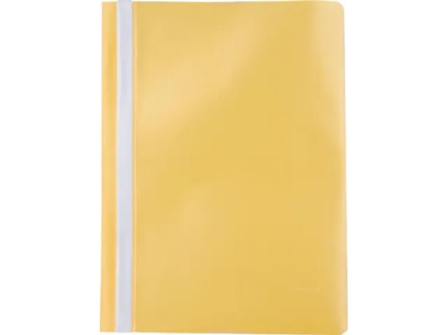 snelhechtmap ft A4 PP geel, pak van 5 stuks
