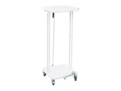 Verrijdbare afvalzakhouder Saekko Boy 60 Liter HACCP Wit