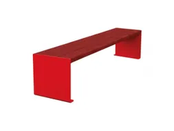 zitbank,B 1800mm,3latten,hout-zitting Mahonie,zitting H 450mm