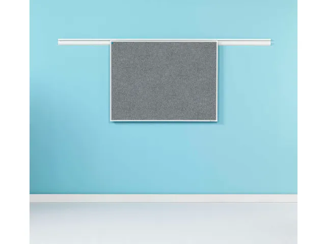 Partnerline Prikbord 90x120cm Camira Donkergrijs