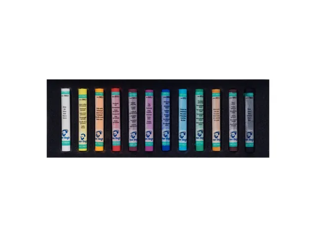 Pastelkrijt Talens Van Gogh zacht assorti doos à 12stuks