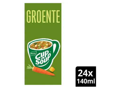 Cup a Soup Knorr groente 140ml doos 24 stuks