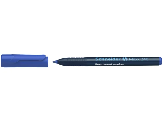 Marker Schneider Maxx 240 permanent ronde punt blauw