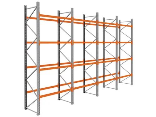 palletstelling,basis+3xaanbouw,HxBxD 4620x7800x1100mm,vakl. 3000kg