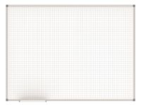 Whiteboard MAUL standard, raster 20x20 cm, 90x120 cm