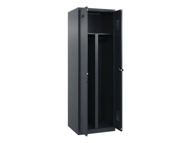 PBM-locker,HxBxD 1850x600x500mm,2vak,vak B 300mm,draaigrendel