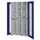 Verticale Uitschuifkast Venster 1950x1000x600mm 4legborden Ral5010