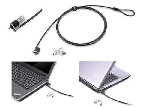 Lenovo 57Y4303 Laptopbeveiliging 1,52 m kabelslot roestvrijstaal
