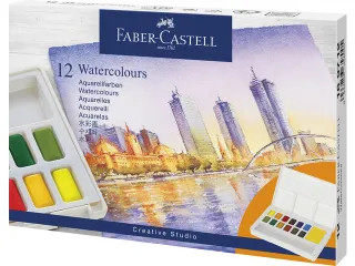 Waterverf Faber-Castell in box met 12 kleuren - 3