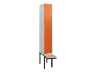 Dubbeldekse dekenkist,HxBxD 2120x300x815mm,1x2vak.,vak B 300mm - 1