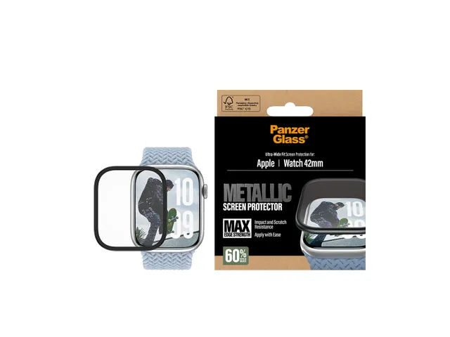 PanzerGlass Screen Protector Metallic Apple Watch Series 11 | 10 |