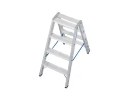 Vouwladder Aluminium H 950mm Aan Beide Zijden Te Gebruiken 2x4treden