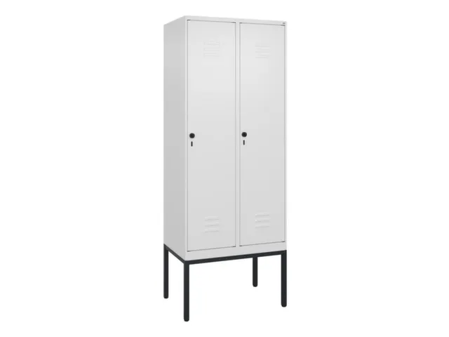 locker,HxBxD 2120x800x500mm,2vak,vak B 400mm,draaigrendel
