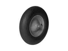 kruiwagenwiel,draagverm. 250kg,ØxB 400x100mm,aslengte 130mm