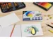 Postkaarten Kangaro blok 15 vel 300 grams aquarelpapier, A6, blanco po