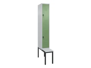 Dubbeldekse dekenkist,HxBxD 2120x300x815mm,1x2vak.,vak B 300mm - 1