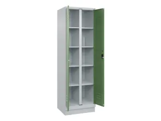 wasgoedverdeelkast,HxBxD 1950x600x500mm,vak B 300mm,cilinderslot - 2