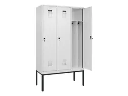 locker voor scheiding van kleding,HxBxD 2120x1200x500mm,3vak