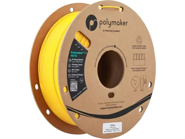 Filament PETG 1,75mm YELLOW 1kg
