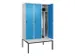 locker voor scheiding van kleding,HxBxD 2120x1200x815mm,3vak